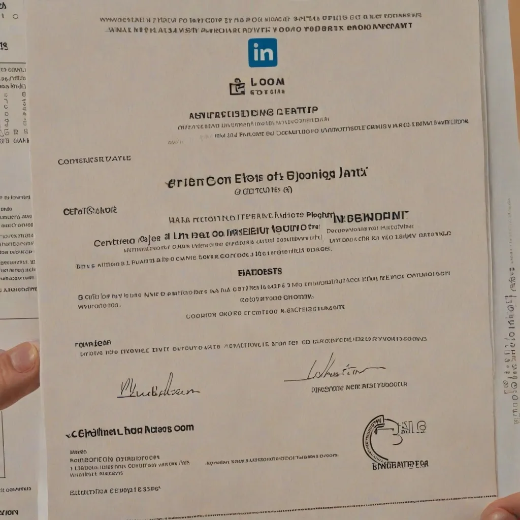 Jak dodać certyfikat na LinkedIn?
