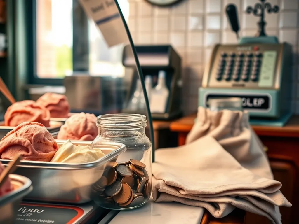 Ile zarabia się w lodziarni?